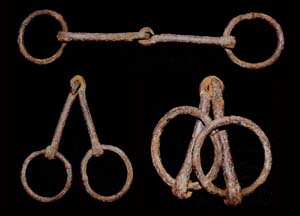 Iron, Bridle Bit, Cavalry, c. 1st-6th Cent Iron, Bridle Bit, Cavalry, c. 1st-6th Cent